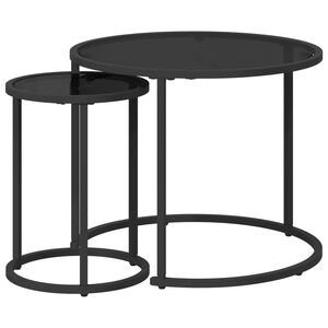 vidaXL Sada konferenčn&iacute;ch stolků 2 ks 55 x 55 x 45 cm ocel