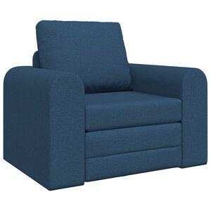 vidaXL Pohovka na span&iacute; Modr&aacute; 98 x 71 x 83 cm textil