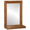 vidaXL Koupelnov&eacute; zrcadlo Hněd&aacute; 50 x 22 x 70 cm Masivn&iacute; ak&aacute;tov&eacute; dřevo