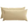 vidaXL Povlak na pol&scaron;t&aacute;ř 2 pcs HEERLEN B&eacute;žov&aacute; 40 x 80 cm Polyester
