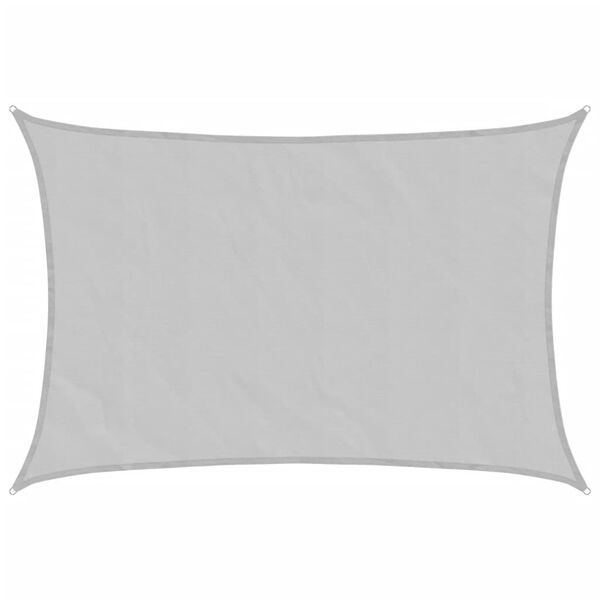 vidaXL St&iacute;nic&iacute; plachta světle &scaron;ed&aacute; 5x3,5 m 100% polyester oxford