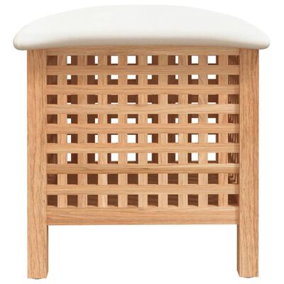 vidaXL Koupelnová stolička 48 x 47,5 x 52 cm masivní ořechové dřevo