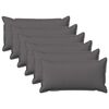 vidaXL Povlak na pol&scaron;t&aacute;ř 6 pcs HOUTEN Světle &scaron;ed&aacute; 40 x 80 cm