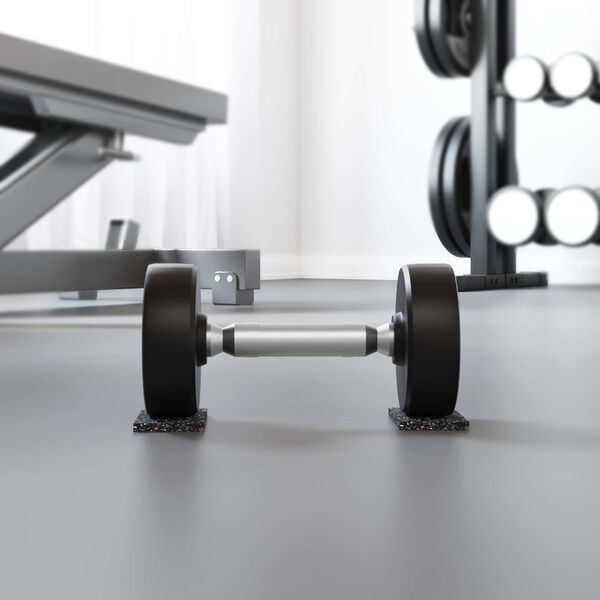 vidaXL Gumový válec Černá Guma