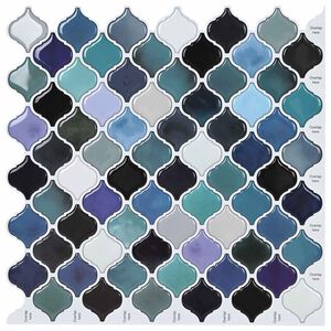 vidaXL Dlaždice Lanturn 50 ks Modro-zelen&aacute; 27 x 27 cm Polyuretan a PET