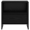 vidaXL Nočn&iacute; stolek Čern&yacute; dub 50 x 39,5 x 50 cm kompozitn&iacute; dřevo