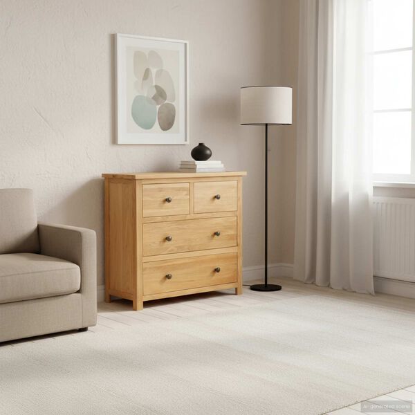 vidaXL Komoda se zásuvkami 80 x 35 x 75 cm masivní dubové dřevo