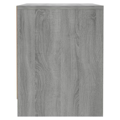 vidaXL Noční stolek šedý sonoma 45 x 34 x 44,5 cm dřevotříska