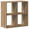 vidaXL Knihovna dub artisan 68,5 x 32 x 68,5 cm kompozitn&iacute; dřevo