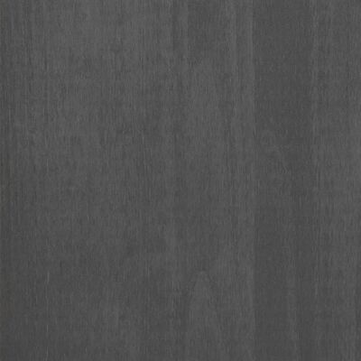 vidaXL Noční stolky HAMAR 2 ks tmavě šedé 40x35x62 cm masivní dřevo