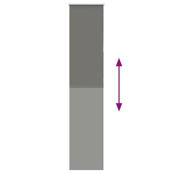 vidaXL Roleta zatemňovac&iacute; 45x230 cm &scaron;&iacute;řka l&aacute;tky 40,7 cm polyester