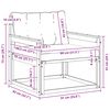 vidaXL Venkovn&iacute; pohovkov&aacute; souprava Masivn&iacute; ak&aacute;ciov&eacute; dřevo a Textilene