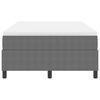 vidaXL Postel s boxspringem Světle šedá a bílá 193 x 120 x 60 cm