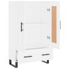 vidaXL Skř&iacute;ň highboard b&iacute;l&aacute; 69,5 x 31 x 115 cm kompozitn&iacute; dřevo
