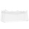 vidaXL Zahradn&iacute; moskyti&eacute;ra 220 mesh B&iacute;l&aacute; 3 x 6 x 2,5 m Polyester