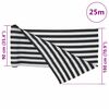 vidaXL Stínicí tkanina antracitová a bílá 1,8 x 25 m HDPE 195 g/m²
