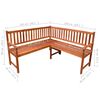 vidaXL Zahradn&iacute; rohov&aacute; lavice s podu&scaron;kami 150 cm masivn&iacute; ak&aacute;cie
