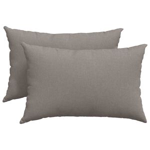 vidaXL Pohovkov&eacute; pol&scaron;t&aacute;ře 2 pcs Taupe 60 x 40 cm textil