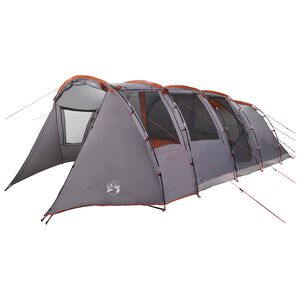 vidaXL Tunelov&yacute; stan &Scaron;ed&aacute; a oranžov&aacute; 675 x 392 x 210 cm