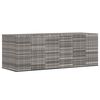 vidaXL Zahradn&iacute; &uacute;ložn&yacute; box PE ratan 291 x 100,5 x 104 cm &scaron;ed&yacute;