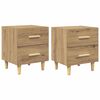 vidaXL Z&aacute;suvka pod postel 2 pcs Artisanov&yacute; dub 40 x 35 x 47,5 cm