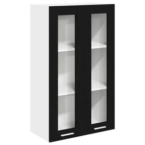 vidaXL Z&aacute;věsn&aacute; skř&iacute;ňka s &uacute;loži&scaron;těm Riga Čern&yacute; dub 60 x 31 x 100 cm