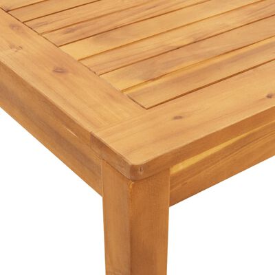 vidaXL Zahradní jídelní stůl 110 x 110 x 75 cm masivní akáciové dřevo