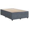 vidaXL Box spring postel s matrac&iacute; tmavě &scaron;ed&yacute; 120x190 cm samet
