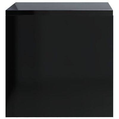 vidaXL Noční stolky 2ks černé s vysokým leskem 40x30x30 cm dřevotříska