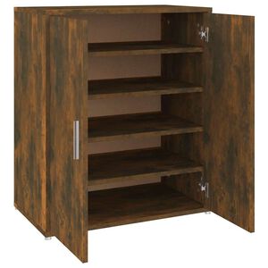 vidaXL Botn&iacute;k kouřov&yacute; dub 60 x 35 x 70 cm kompozitn&iacute; dřevo