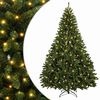 vidaXL Uměl&yacute; Skl&aacute;dac&iacute; V&aacute;nočn&iacute; Strom 210 cm 400 LED Tepl&aacute; b&iacute;l&aacute; ocel