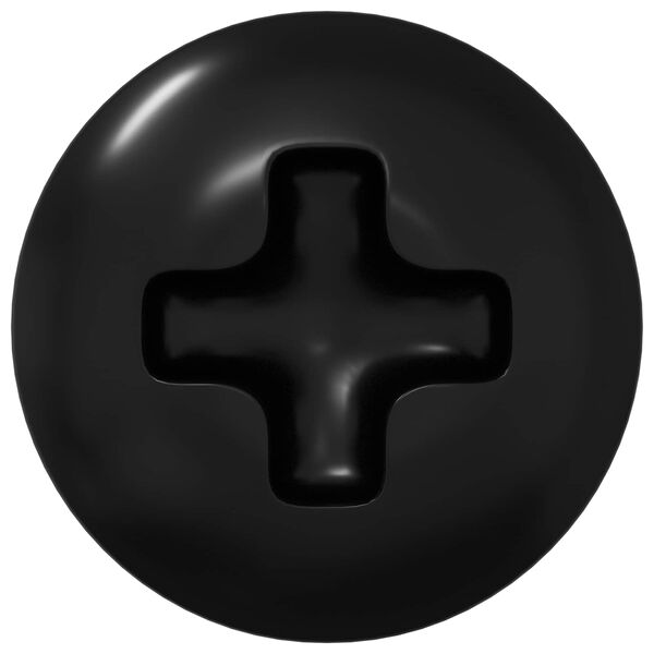 vidaXL &Scaron;rouby s pouzdrem 2 pcs Čern&aacute; M4 x 10 mm Ocel