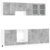 vidaXL Sada kuchyňsk&yacute;ch skř&iacute;něk Lyon 8 pcs 240 x 46 x 81,5 cm