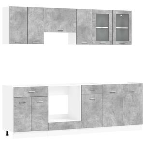 vidaXL Kuchyňsk&aacute; jednotka Lyon 8 pcs kompozitn&iacute; dřevo