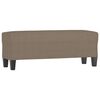 vidaXL Lavice taupe 100 x 35 x 41 cm textil