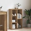 vidaXL Knihovna dub artisan 50x25x80 cm kompozitní dřevo