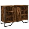 vidaXL Koupelnov&aacute; skř&iacute;ňka pod umyvadlo kouřov&yacute; dub 91x35x60cm kompozit