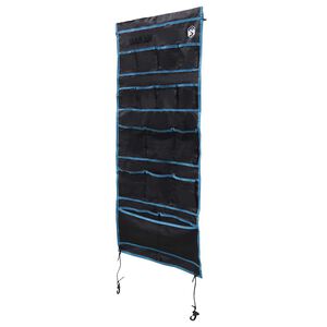 vidaXL Skladovac&iacute; s&aacute;ček s &uacute;loži&scaron;těm Čern&aacute; a modr&aacute; 125 x 48 cm oxford
