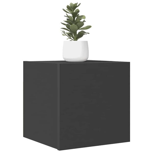 vidaXL N&aacute;stěnn&aacute; TV skř&iacute;ňka &scaron;ed&aacute; 30,5x30x30 cm