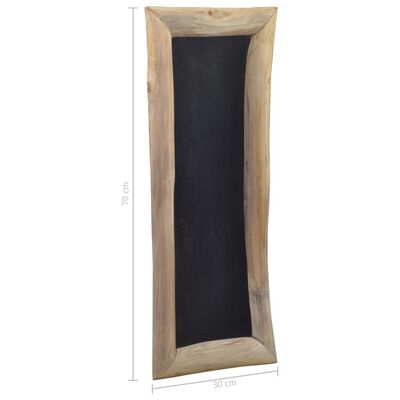 vidaXL Tabule 3 ks 30 x 70 cm masivní teakové dřevo