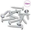 vidaXL Samovrtn&yacute; hřeb&iacute;k 12 ks Zinkovan&yacute; 4 x 25 mm Ocel