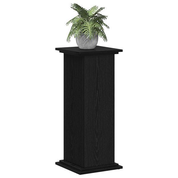 vidaXL Stojan na rostliny Čern&yacute; dub 33 x 33 x 80 cm Kompozitn&iacute; dřevo