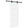 vidaXL Posuvn&eacute; dveře ORKDAL B&iacute;l&aacute; 83 x 202 cm Masivn&iacute; borovicov&eacute; dřevo