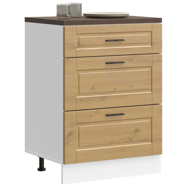 vidaXL Kuchyňsk&aacute; spodn&iacute; skř&iacute;ňka "Porto" dub artisan kompozitn&iacute; dřevo