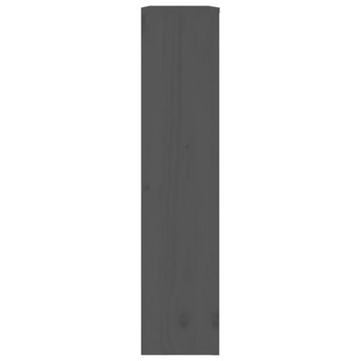 vidaXL Kryt na radiátor šedý 79,5 x 19 x 84 cm masivní borové dřevo
