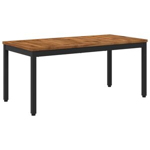 vidaXL Konferenčn&iacute; stolek Přirozen&aacute; a čern&aacute; 50 x 100,5 x 45 cm