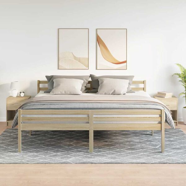 vidaXL Nočn&iacute; stolky 2 ks se z&aacute;suvkou dub sonoma 40 x 34 x 50 cm