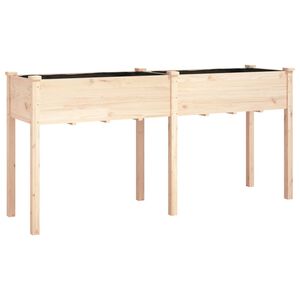 vidaXL Truhl&iacute;k s vložkou 161 x 45 x 76 cm masivn&iacute; jedlov&eacute; dřevo