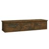 vidaXL N&aacute;stěnn&aacute; skř&iacute;ňka kouřov&yacute; dub 88 x 26 x 18,5 cm kompozitn&iacute; dřevo