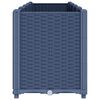 vidaXL Zahradní truhlík modrá šedá 160 x 40 x 53 cm PP